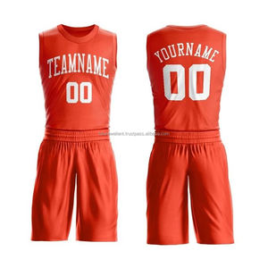 Uniforme de baloncesto de poliéster 100% de alta calidad, conjunto Unisex totalmente personalizable para deportes de verano, transpirable con impresión de logotipo - Product Image 4