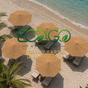 Sombrilla de Patio Eco2go Vietnam, Diseño Tropical, Muebles Ecológicos para Exteriores, para Jardín, Resort, Hotel - Product Image 6