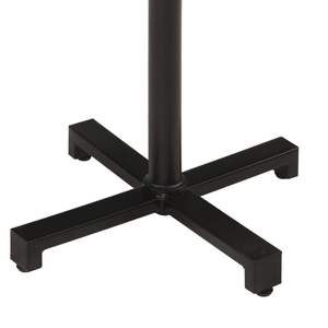 Table de bistrot en bois massif recyclé avec base noire, tables de bar aux couleurs mélangées - Product Image 5