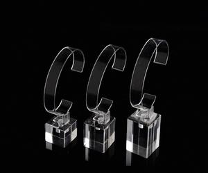 Custom Clear Acrylic Watch Display <b>Stand</b> Universal PP Material for Retail Store Display Racks - Product Image 5