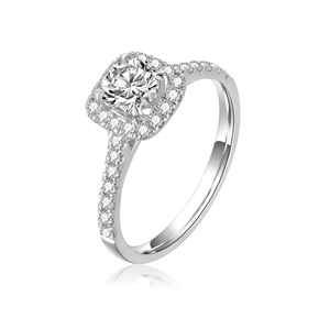 Anillo de Plata Celeste Bloom Timeless Crown Pure Promise Diamond Reverie Grace Solitaire Infinity Glow Noble Spark - Product Image 2