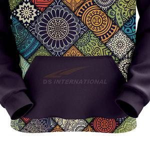 บริการ OEM ขายส่ง เสื้อฮู้ดดี้ผู้ชายสำหรับฤดูหนาว ดีไซน์สวย พิมพ์ลายสีพื้น 100% ผ้าฝ้าย มีกระเป๋า ราคาดีที่สุด - Product Image 3