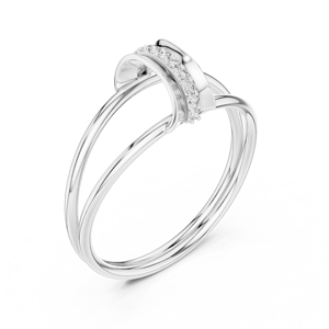Anillo de oro amarillo macizo de 14k para mujer con diamante de corte brillante redondo minimalista en forma de flor, ideal para regalo de compromiso, aniversario o boda. - Product Image 5