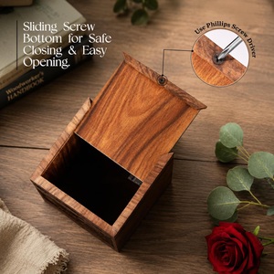Personalized American Style Wooden Urn for Ashes Adult Engraved Guitar Tree <b>Memorial</b> Eco-Friendly Urn <b>Box</b> for Baby & PET - Product Image 4