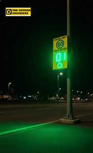 Panneau de signalisation de vitesse radar LED |   Détecteur et afficheur de vitesse des véhicules pour le contrôle de la circulation - Product Image 4