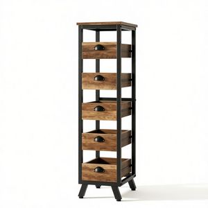 Mobile da Cucina Moderno ed Ecologico a Forma di L in Legno Massello con Ante in PVC e Alluminio, Dimensioni Personalizzabili per Applicazioni in Stile Rustico - Product Image 2