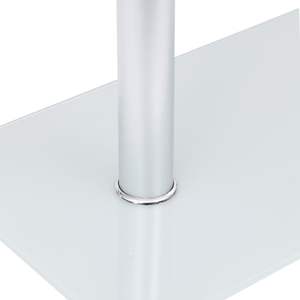 Petite table d'appoint transparente en verre trempé et acier inoxydable, tables consoles - Product Image 5