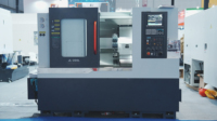 Centro de Torneado CNC de Cama Inclinada LK-200L con Gran Alcance de Giro de 600 mm y Torreta Servo de 12 Herramientas