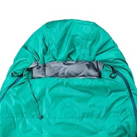 Sac de couchage pour maman, en nylon respirant, pour le camping en plein air, longueur standard adulte, vert