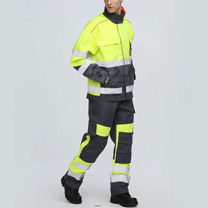 Safety Work Wear Factory Supply Uniform Workwear <b>Overall</b> Full Sleeves Work Wear Suit For <b>Men</b> - Product Image 2