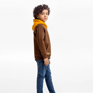 Sudadera con Capucha Personalizada para Niños, Sudadera de Mezcla de Algodón, Manga Larga, con Capucha, Estilo Invernal, Proveedor Mayorista OEM ODM - Product Image 3