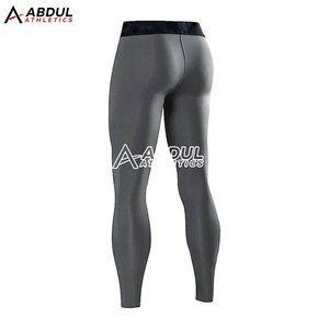 Leggings de compression athlétiques, extensibles, offrant un soutien confortable pour la course à pied, l'entraînement, la salle de sport et les activités de plein air - Product Image 2