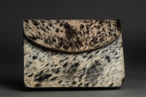 Grand sac à bandoulière en cuir de vachette marron et blanc de qualité supérieure style vintage pour dames doublure en cuir véritable pour l'été - Product Image 3