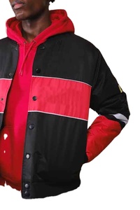 Chaquetas universitarias de satén de alta calidad para hombres Nueva llegada Chaqueta de moda abotonada personalizada para hombres - Product Image 6