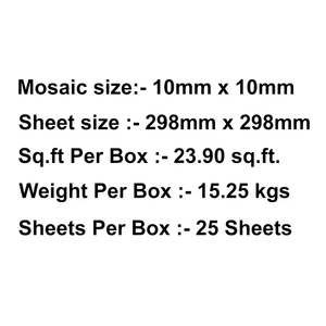 Mural de Pared de Mosaico Resistente al Agua, Ecológico, Hecho a Mano, de 10 mm de Grosor, Diseño Tradicional, Azulejos de Vidrio Artísticos para Interiores de Hoteles y Escuelas - Product Image 3