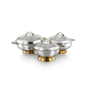 Cacerola de Acero de Alta Calidad, Nueva, para Mantener la Comida Caliente, para Servir en Eventos y Catering, Cacerola Redonda con Tapa - Product Image 5