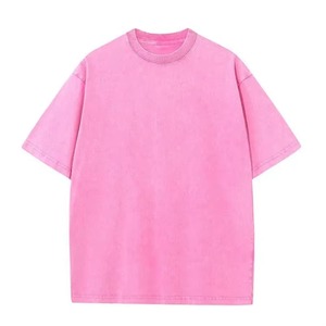 Custom Front Logo Oversized Polyester T-Shirt for Men's Women's Streetwear Anti-Shrink Silk Screen Printed Wholesale - Product Image 1