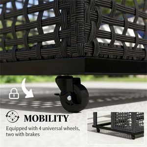 Cesto portaoggetti per piscina grigio scuro - Product Image 2