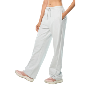 Women Winter Streetwear Full Zip Stand Collar Tracksuit Wide Leg <b>Trousers</b> Elastic Drawstring Waist Pockets Wholesale Custom OEM - Product Image 4