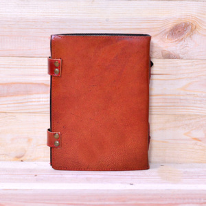 Real <b>Leather</b> Handmade Custom Size Journal Full Grain Genuine <b>Leather</b> Unlined Cotton Blank Pencil Painting Paper <b>Leather</b> bound - Product Image 2