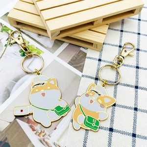 Wholesale Factory Price Custom New Enamel Keychain Zinc Alloy Soft Enamel Chains