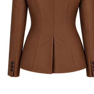 Chocolate Brown Equestrian <b>Jacket</b> for <b>Women</b> Tailored Riding Blazer Elegant Horse Riding Competition Coat Customized Wholesale - Product Image 6