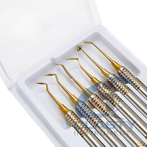 Equipo Médico Dental, Juego de Instrumentos Quirúrgicos Dentales, Mango Manual con Diseño Acanalado, Color Azul, Clase I, 6 Piezas - Product Image 5