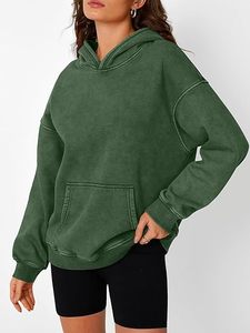 <b>Pink</b> Unisex Oversized Custom Design Hooded Sweatshirt Solid Color Pocket Casual French Terry Knitted Autumn Wear <b>Hoodies</b> - Product Image 4
