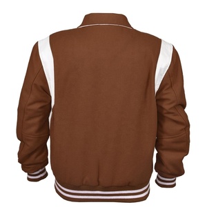 High Quality Leather Varsity <b>Jacket</b> Men Best Selling Winter <b>Baseball</b> <b>Bomber</b> <b>Jacket</b> Customizable Your Own Logo Sublimation Design - Product Image 3