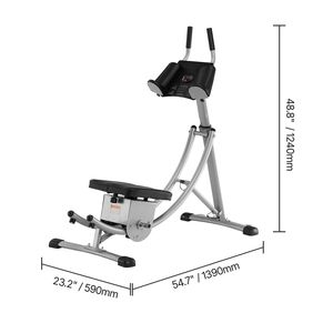 Macchina per Allenamento AB, Attrezzatura da Palestra Domestica, Capacità di Carico 440 Libbre, Trainer di Forza, Sliders per Allenamento Femminile - Product Image 4