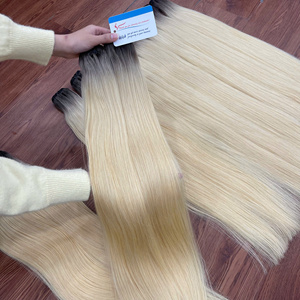 TOP HAIR Machine weft hair extensions Ombre color Combo VietNamese Human Hair No Shed No <b>tangle</b> - Product Image 6