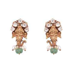 Aretes de Plata de Ley 925 con Baño de Oro y Perlas Atemporales para Mujer, Ideales para Bodas y Compromisos - Product Image 2