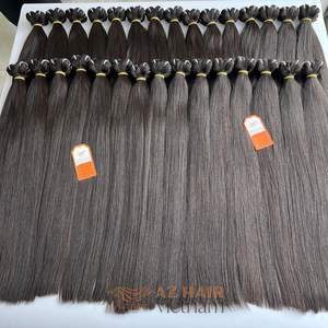 Altamente recomendado 100% extensiones de cabello humano vietnamita Color personalizado máquina alineada con cutícula paquetes de cabello de trama Doble - Product Image 1
