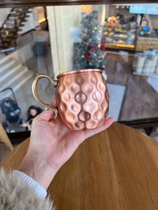 Hammered copper mug <b>set</b> luxury handmade drink cups reusable metal cocktail mugs premium <b>beverage</b> <b>serving</b> copperware collection - Product Image 6
