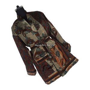 KS005 Bata de Dama de Honor para Mujer, Kimono Corto, Gran Venta, Lencería Sexy para Mujer, Bata de Dama de Honor de Seda, Kimono Corto para Mujer - Product Image 4