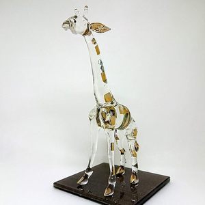 Décoration en verre soufflé à la main, plusieurs couleurs, animaux en verre de Murano, vente en gros, animaux en verre, girafe, art animalier, mini-monde en verre, Rajasthan - Product Image 5