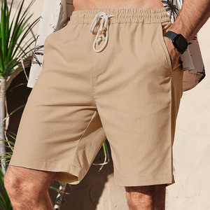 Custom 100% Cotton Baggy Blank Shorts For Men Double Waist Band Men Heavy Weight <b>Fleece</b> <b>Joggers</b> Shorts Plus Size Men's Shorts - Product Image 3