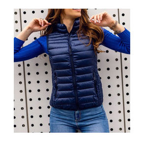 Pantalones de equitación acolchados de invierno para mujer, azul marino, cuello alto, manga larga, ropa ecuestre, poliéster/nailon, chaleco 2026 - Product Image 6