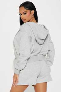 Sudadera con capucha y cremallera para hombre y mujer, 300 GSM, suave, de manga larga, para deportes, descanso, exterior, cálida, informal - Product Image 4