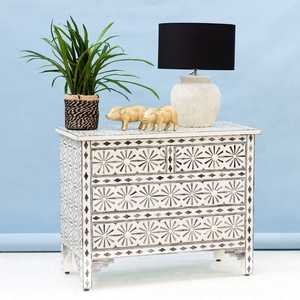 Bone Inlay <b>Small</b> <b>Drawer</b> Direct Factory Sale Bone Inlay Material Bedroom Furniture 2 <b>Drawer</b> <b>Chest</b> for living rooms - Product Image 5
