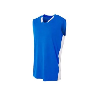 Breathable Youth Basketball Jersey Shirts Custom Heavy Mesh Embroidery logo High Fashion Men Basketball Top Wear - Product Image 4