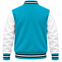 Veste de baseball personnalisée en gros avec logo sur mesure pour hommes, en laine, design personnalisé, veste universitaire pour hommes