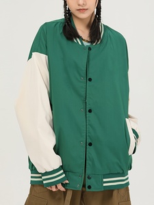 เสื้อแจ็คเก็ตสีเขียวสำหรับผู้ชาย ทรงปกติ ปกคอพับ แขนยาว สไตล์ลำลอง สตรีทแวร์ เสื้อคลุมสีพื้น ผ้าแคนวาส - Product Image 4