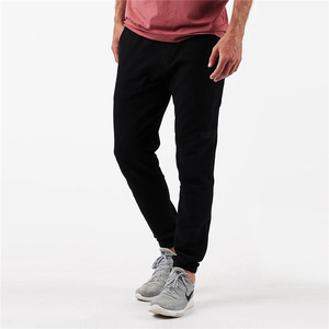 Men's Black Jogger Pants <b>Elastic</b> <b>Waist</b> Drawstring Casual Sports <b>Trousers</b> Lightweight Anti-Wrinkle Pocket Denim Look - Product Image 4