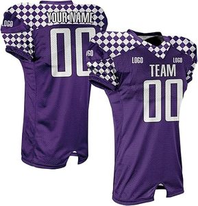 Diseño de Logotipo Personalizado Impreso en Camiseta de Fútbol Americano Unisex de Primera Calidad, Camiseta de Fútbol Americano Personalizada - Product Image 5