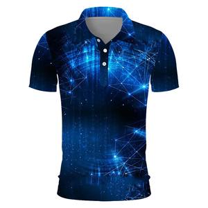 เสื้อกอล์ฟผู้ชายคอปกแบบเฟลซ ผลิตตามสั่ง ขายส่ง OEM พร้อมปักโลโก้ ผ้าเนื้อนุ่ม ระบายอากาศดี แขนครึ่งตัว สวมใส่สบาย คุณภาพสูง - Product Image 4