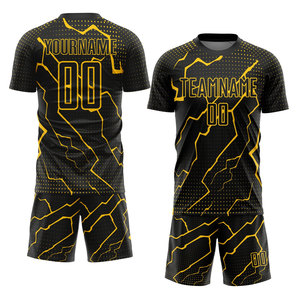 Uniforme de Fútbol de Último Diseño, Nuevo Estilo, Calidad Premium, Color Sólido, en Venta, 100% Poliéster - Product Image 1