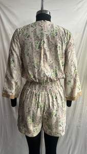 Mono con estampado floral, estilo playero, informal, de verano, de manga larga, elegante, para fiesta, para mujer. - Product Image 4