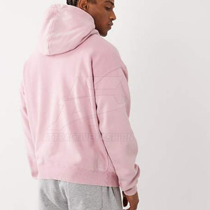 Nouveaux Hoodies Boxy Décontractés pour Hommes – Style Basique, Coupe Ample et Tissu Lisse, Tendance Décontractée - Product Image 2