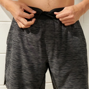 Mens Workout Athletic Cargo Shorts Front Logo Spandex/Polyester Canvas Fabric Quick Dry Mid Waist Drawstring Closure Formal - Product Image 3